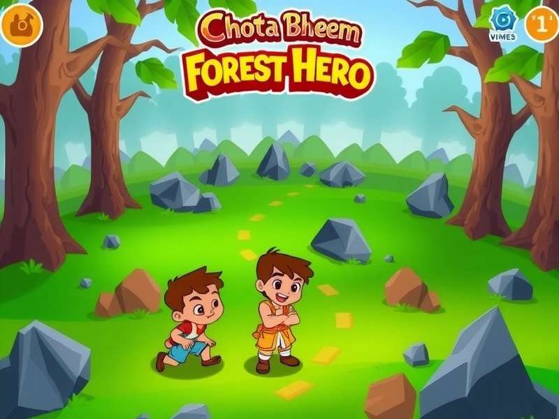 Chhota Bheem Forest Hero Game Screenshot